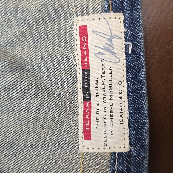 DOUBLE D RANCH Blue Denim Jacket w/ Colorful Embroidery Yoakum Tx Play Nice USA - Picture 4 of 11